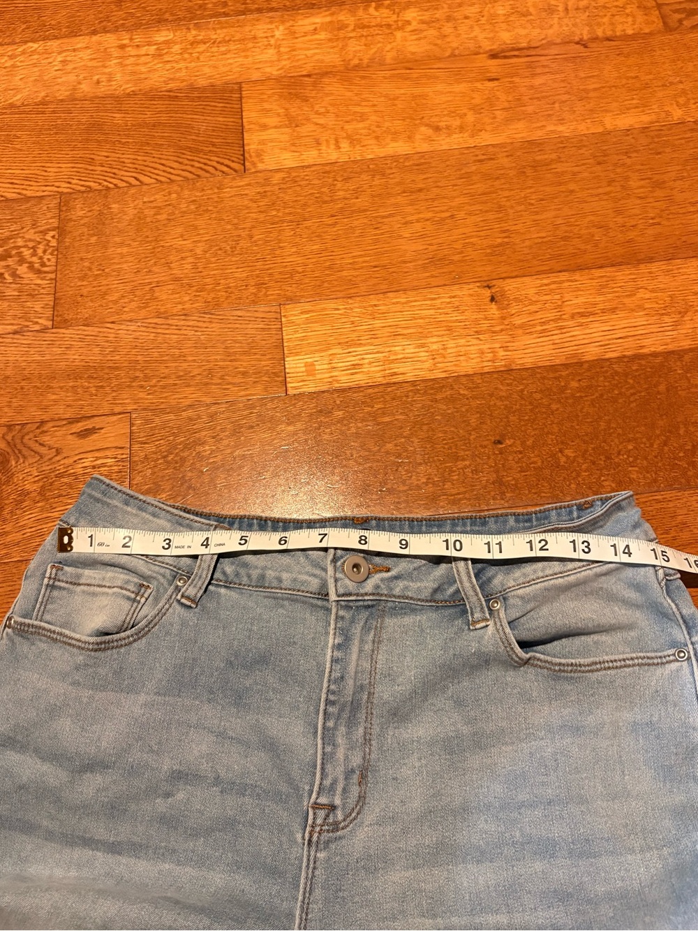Wide Bottom Capris with Embroidered Hem - Picture 6 of 7